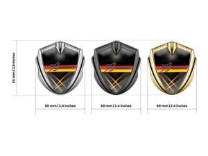 Hamann Metall Kuppel Emblem Tuning Design Glänzend Max